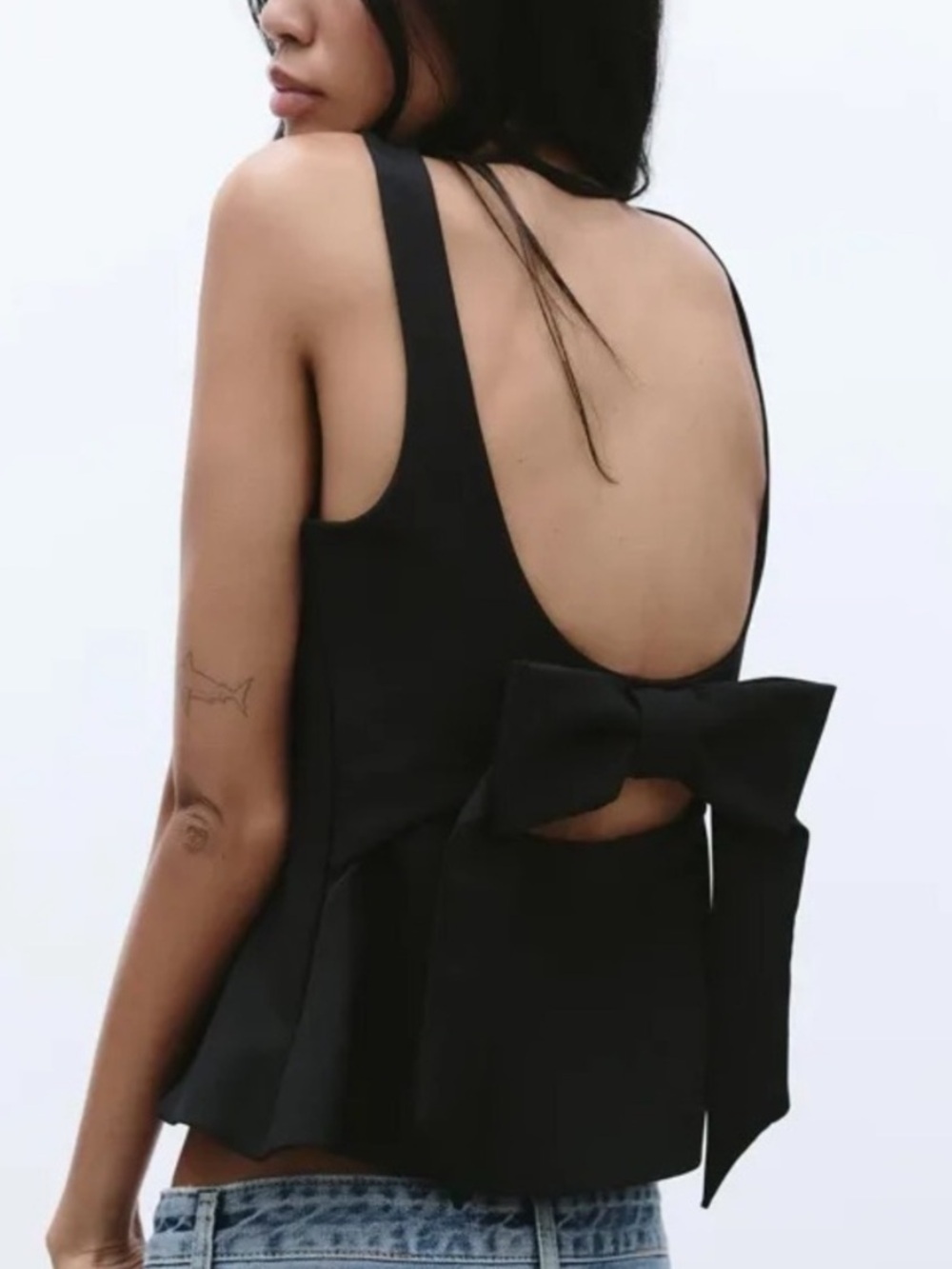 VIRAL ZARA BOW TOP SUMMER/VACATION. SIZE S 
🚨 NO DISCOUNT